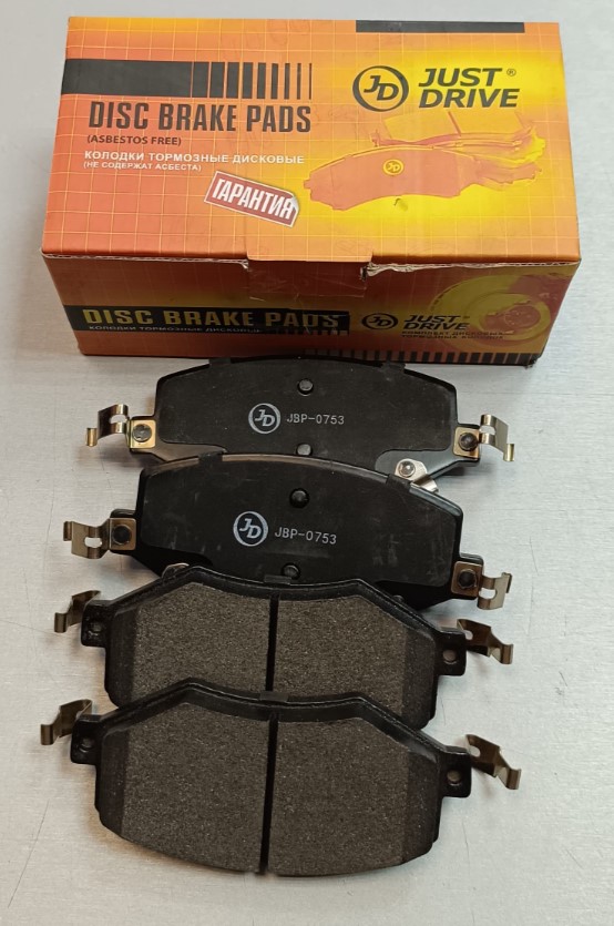 Колодки тормозные передние JUST DRIVE JAC J7 JBP0753