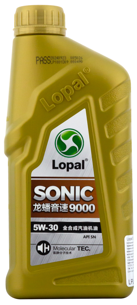Масло 5W-30 моторное LOPAL SONIC 9000 SN синтетика 1Л LPL32693