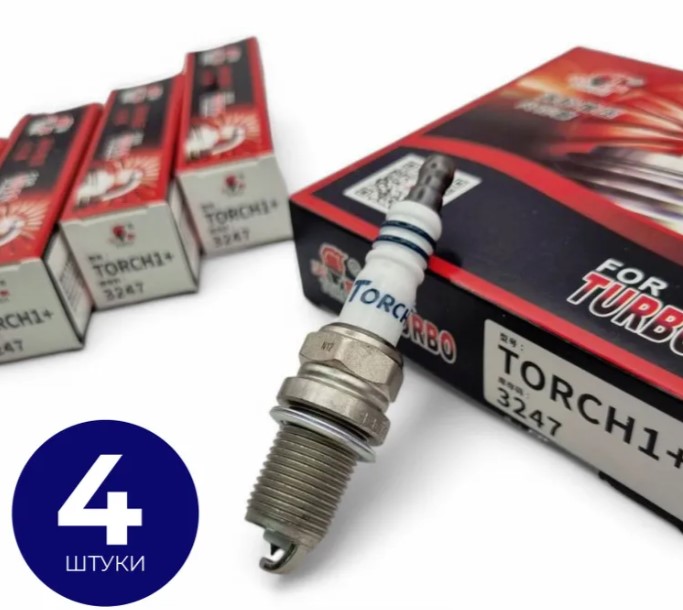 СВЕЧА ЗАЖИГАНИЯ Changan UNI-K (комплект 4 штуки) TORCH (Ориг.Качество) D20T012-0700