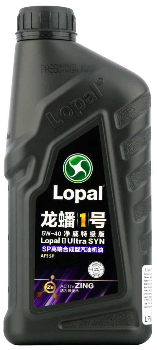 Масло 5W-40 моторное LOPAL Ultra SYN SP синтетика 1Л LPL35977