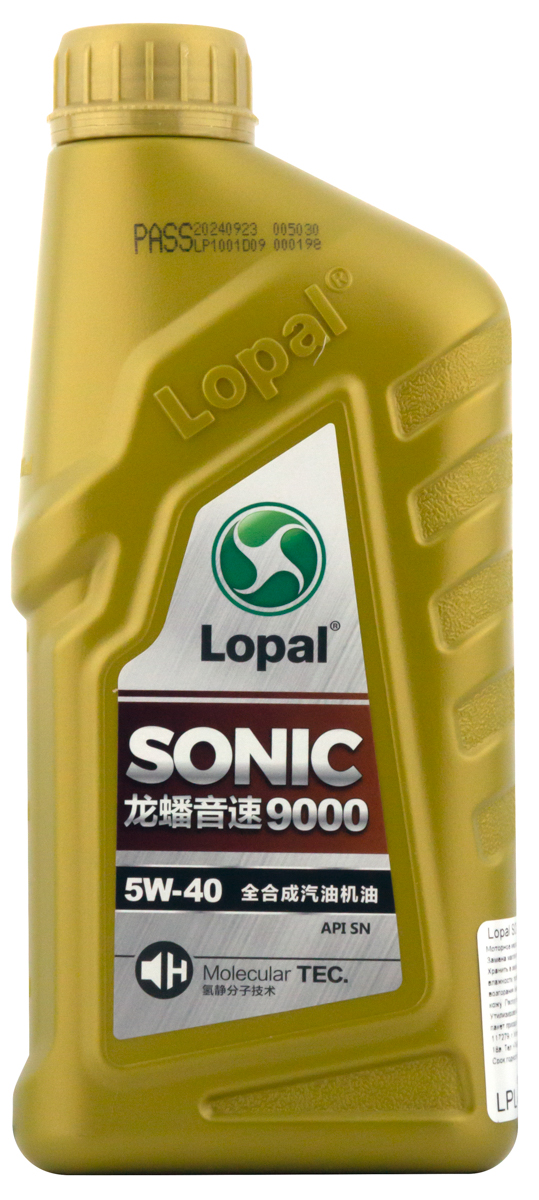 Масло 5W-40 моторное LOPAL SONIC 9000 SN синтетика 1Л LPL32716