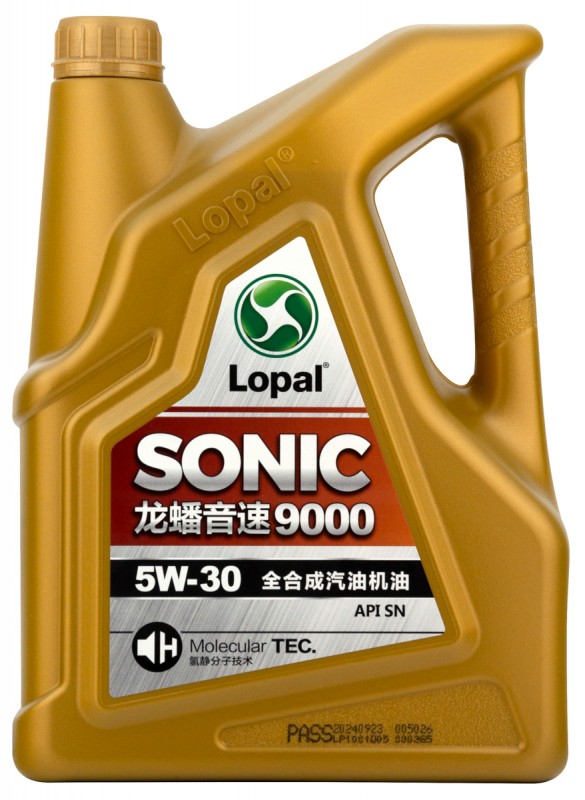 Масло 5W-30 моторное LOPAL SONIC 9000 SN синтетика 4Л LPL32709