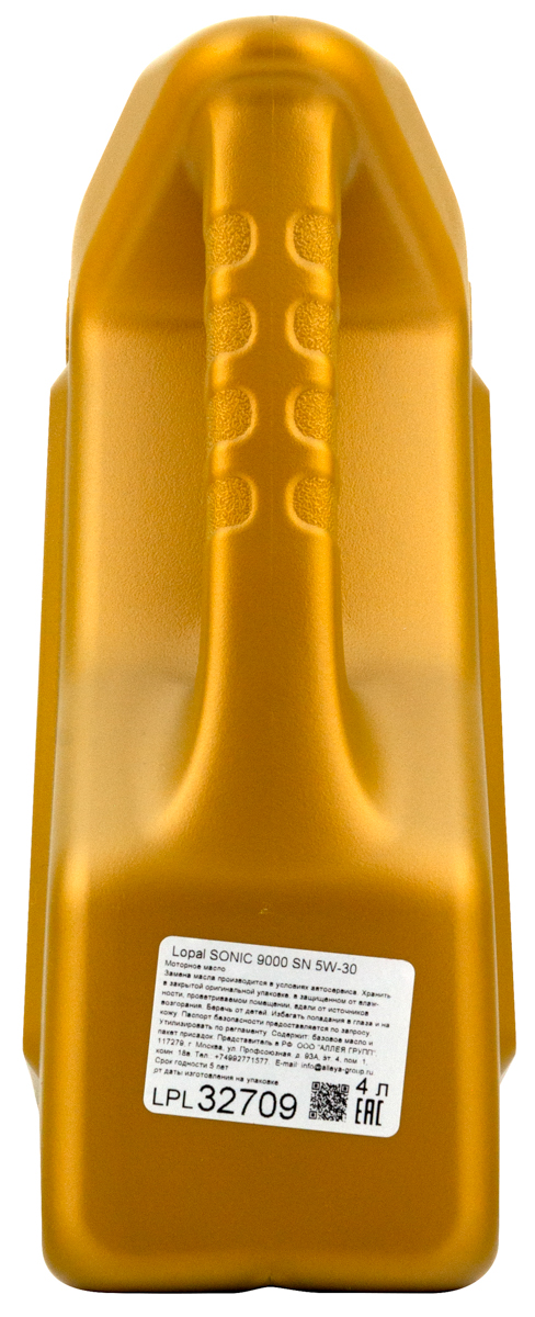 Масло 5W-30 моторное LOPAL SONIC 9000 SN синтетика 4Л LPL32709